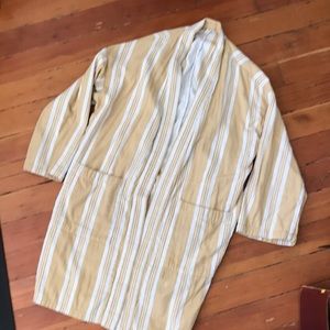 Eileen Fisher tunic robe striped - small/medium